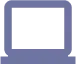 Icon depicting a laptop, used to indicate various communication methods for contacting Windshield Surgeons