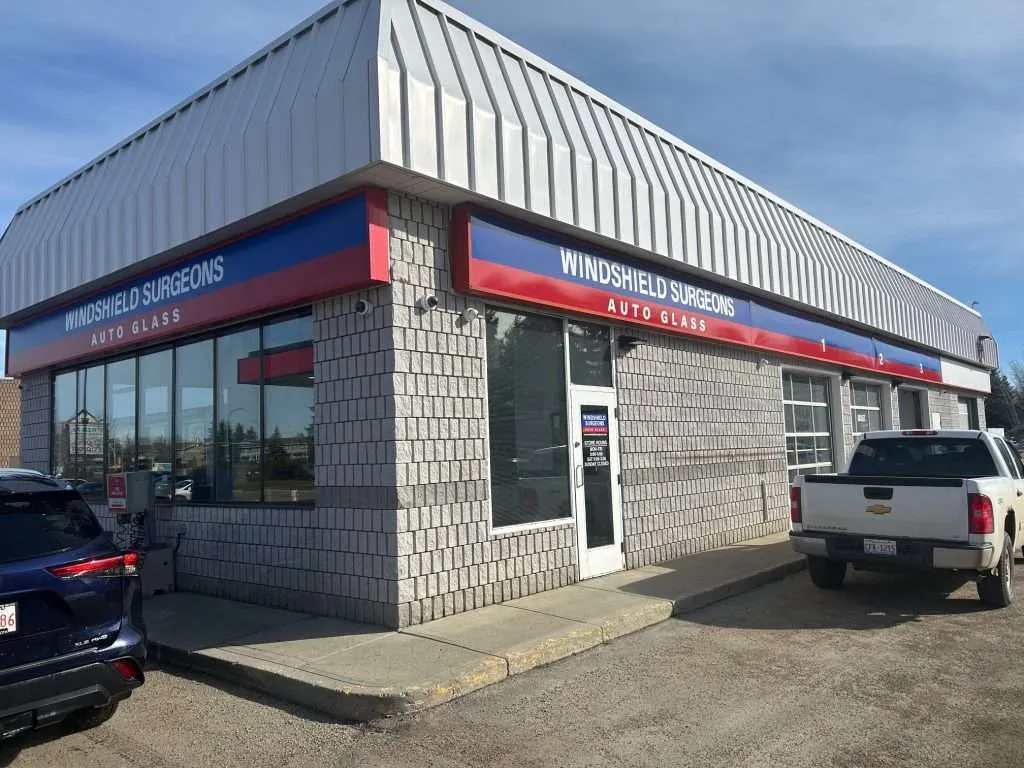 Exterior view of the Callingwood Windshield Surgeons Auto Glass shop